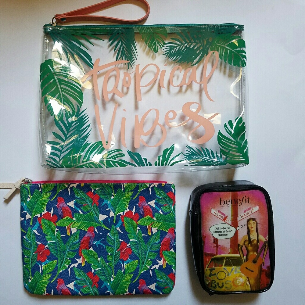 Bundle 3 Cosmetic Pouches
